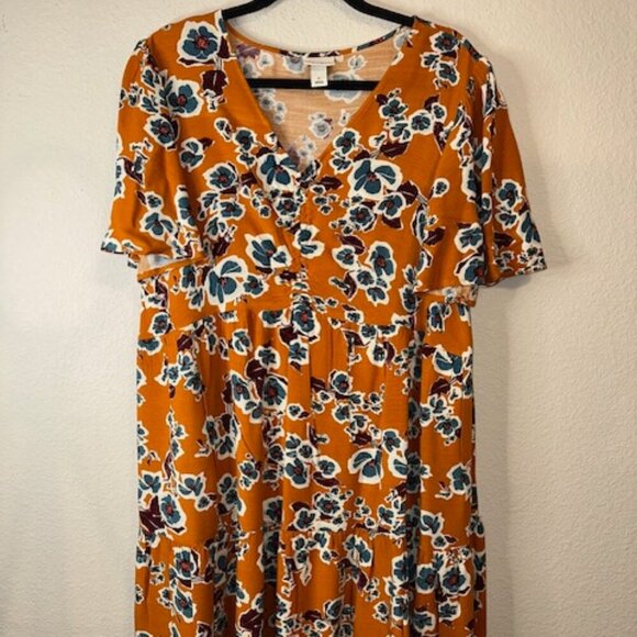Ava and‎ Viv flutter sleeve dress - Picture 1 of 5